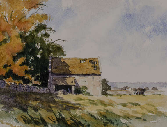 Landscape in style of Fletcher Watson