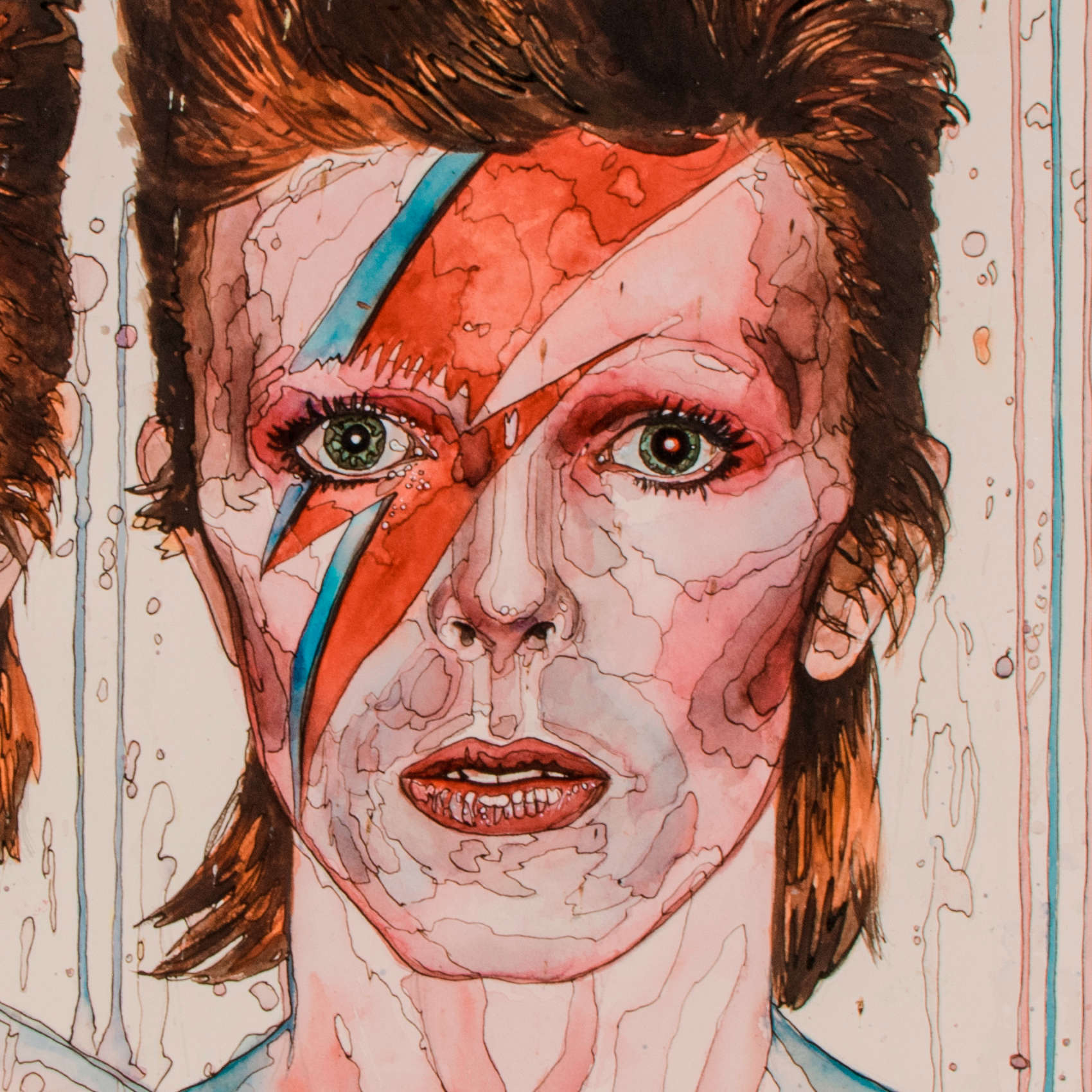 Right face detail